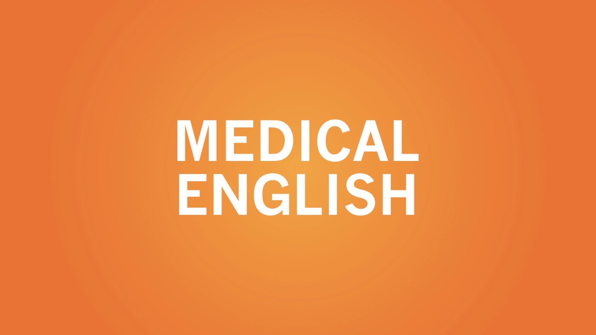 medical english